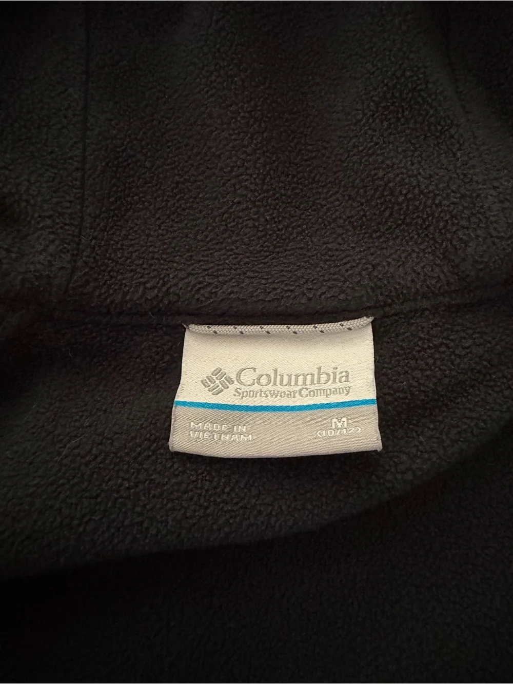 Columbia Youth Size 10/12 Hooded Fleece Lined Jacket Green Gray Full Zip Kids